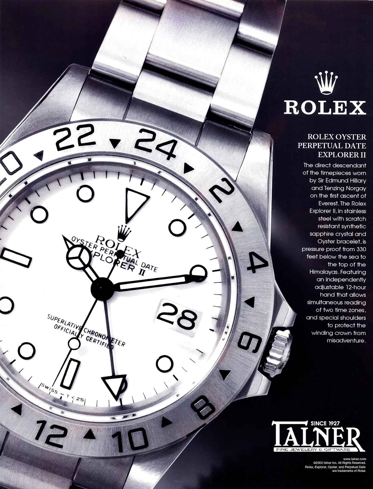 Rolex print ad